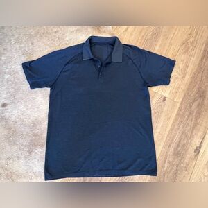 Lululemon Metal Vent Tech Polo 2.0 – Mineral Blue / True Navy (L/XL)